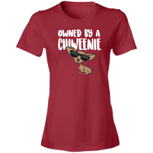 Load image into Gallery viewer, Owned By A Chiweenie 880 Ladies&#39; Lightweight T-Shirt