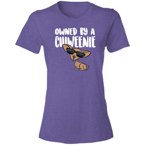 Owned By A Chiweenie 880 Ladies' Lightweight T-Shirt