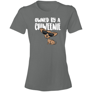 Owned By A Chiweenie 880 Ladies' Lightweight T-Shirt