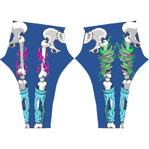 X-Ray Tech Fitness Skeleton Leggings