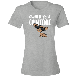 Owned By A Chiweenie 880 Ladies' Lightweight T-Shirt