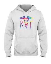 Load image into Gallery viewer, RT Radiology Tie Dye Gildan 50/50 FL Hoodie