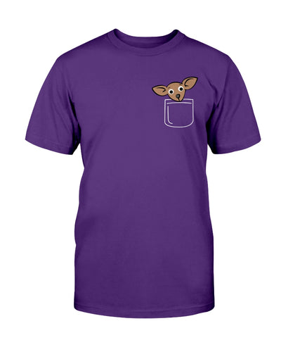 Chiweenie In A Pocket B+C Unisex T-Shirt
