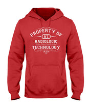 Load image into Gallery viewer, Property of Radiology Tech Gildan 50/50 FL Hoodie