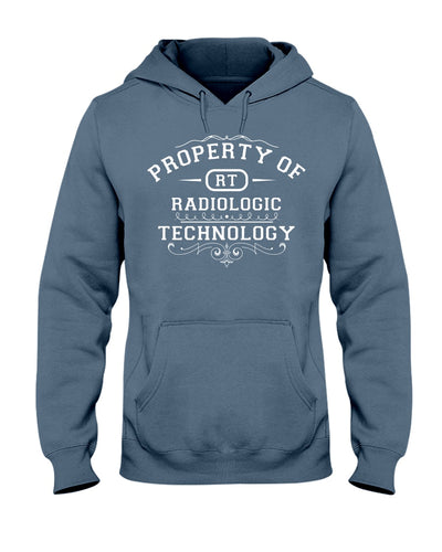 Property of Radiology Tech Gildan 50/50 FL Hoodie