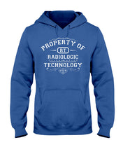 Load image into Gallery viewer, Property of Radiology Tech Gildan 50/50 FL Hoodie