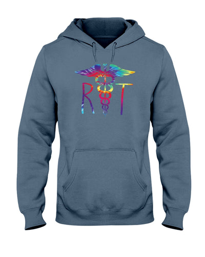 RT Radiology Tie Dye Gildan 50/50 FL Hoodie