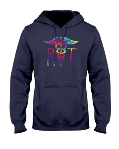 RT Radiology Tie Dye Gildan 50/50 FL Hoodie