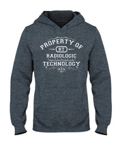 Load image into Gallery viewer, Property of Radiology Tech Gildan 50/50 FL Hoodie
