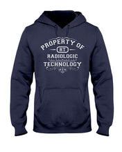 Load image into Gallery viewer, Property of Radiology Tech Gildan 50/50 FL Hoodie