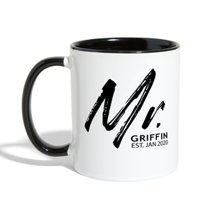 Mr Personalized Wedding Mugs Custom Gift - white/black