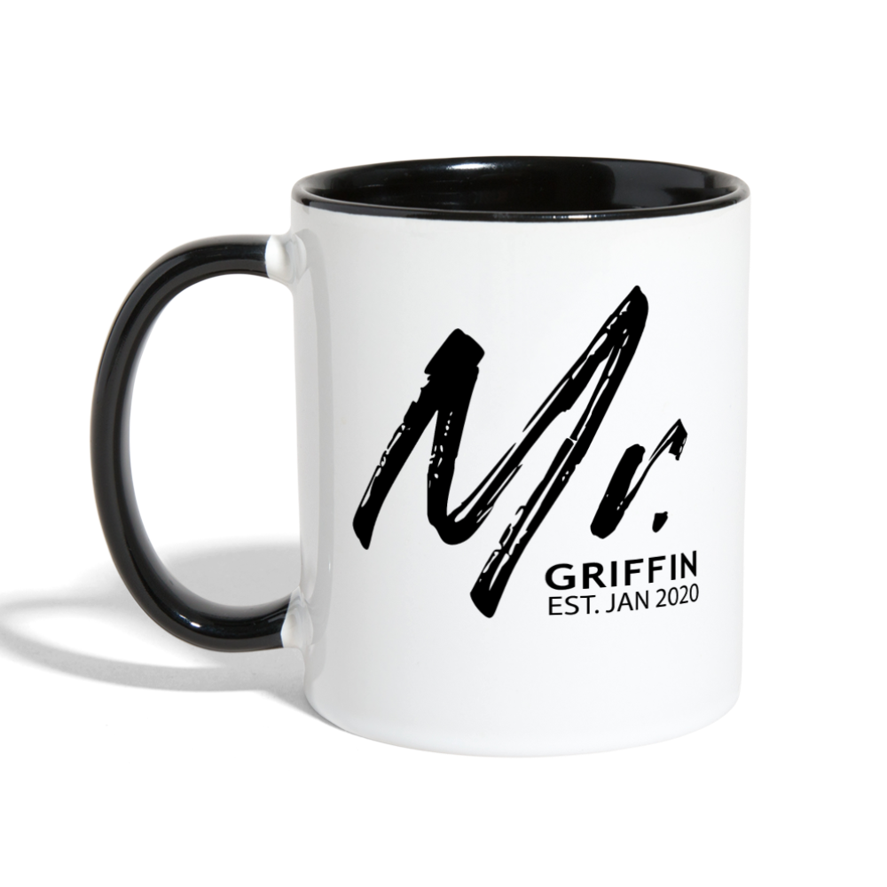 Mr Personalized Wedding Mugs Custom Gift - white/black