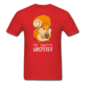 The Squirrel Whisperer - red