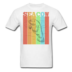 Vintage Sea Cow Manatee T-Shirt - white