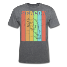 Load image into Gallery viewer, Vintage Sea Cow Manatee T-Shirt - mineral charcoal gray