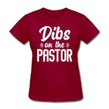 Load image into Gallery viewer, Dibs On The Pastor - Preachers Wife - dark red