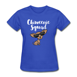 Chiweenie Squad Women's T-Shirt - royal blue