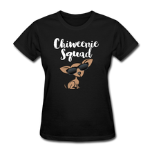 Load image into Gallery viewer, Chiweenie Squad Women&#39;s T-Shirt - black