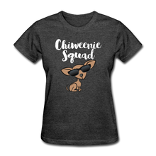Load image into Gallery viewer, Chiweenie Squad Women&#39;s T-Shirt - heather black