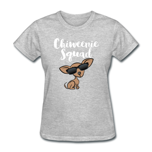 Chiweenie Squad Women's T-Shirt - heather gray