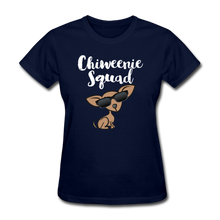 Load image into Gallery viewer, Chiweenie Squad Women&#39;s T-Shirt - navy