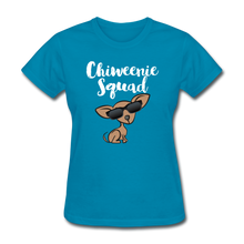 Load image into Gallery viewer, Chiweenie Squad Women&#39;s T-Shirt - turquoise