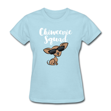 Load image into Gallery viewer, Chiweenie Squad Women&#39;s T-Shirt - powder blue