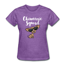 Load image into Gallery viewer, Chiweenie Squad Women&#39;s T-Shirt - purple heather