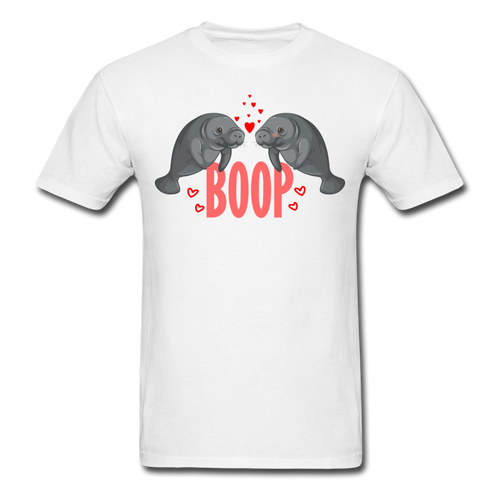 Valentine's Day Manatees - Boop - white