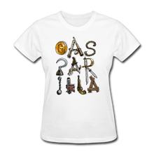 Load image into Gallery viewer, Gasparilla Pirate Tools and Weapons - Women&#39;s T-Shirt - white