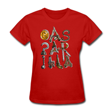 Load image into Gallery viewer, Gasparilla Pirate Tools and Weapons - Women&#39;s T-Shirt - red