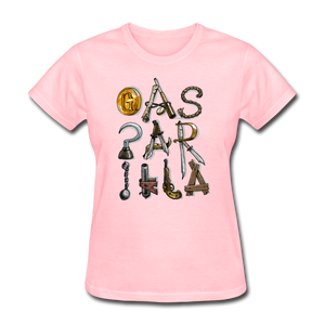 Gasparilla Pirate Tools and Weapons - Women's T-Shirt - pink