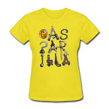 Load image into Gallery viewer, Gasparilla Pirate Tools and Weapons - Women&#39;s T-Shirt - yellow