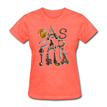 Load image into Gallery viewer, Gasparilla Pirate Tools and Weapons - Women&#39;s T-Shirt - heather coral
