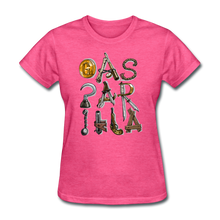 Load image into Gallery viewer, Gasparilla Pirate Tools and Weapons - Women&#39;s T-Shirt - heather pink