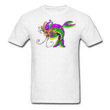 Load image into Gallery viewer, Dabbing Mardi Gras Crawfish - white