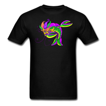 Load image into Gallery viewer, Dabbing Mardi Gras Crawfish - black
