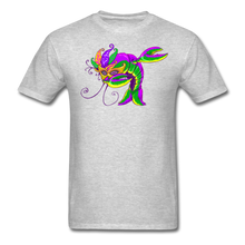 Load image into Gallery viewer, Dabbing Mardi Gras Crawfish - heather gray
