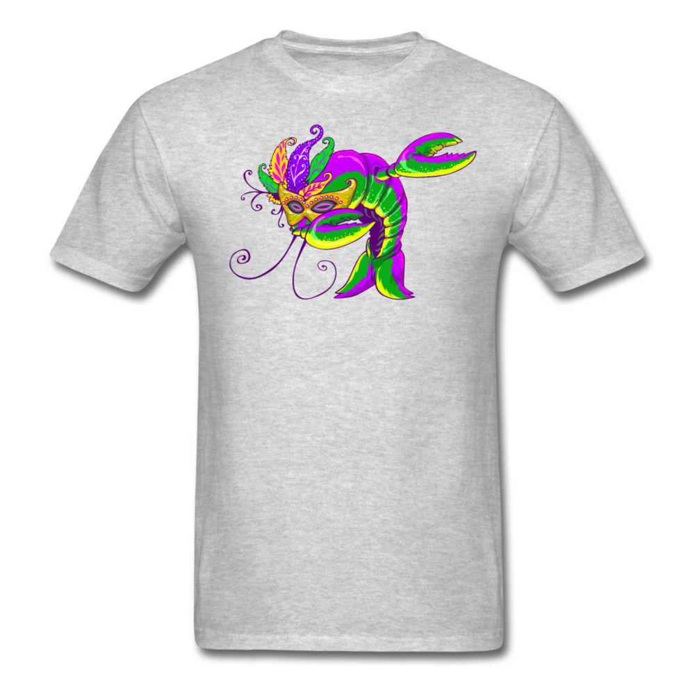 Dabbing Mardi Gras Crawfish - heather gray