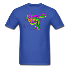 Load image into Gallery viewer, Dabbing Mardi Gras Crawfish - royal blue