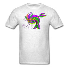 Load image into Gallery viewer, Dabbing Mardi Gras Crawfish - light heather gray