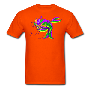 Dabbing Mardi Gras Crawfish - orange
