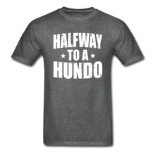 Load image into Gallery viewer, 50 Years Old Halfway To A Hundo T-Shirt - deep heather