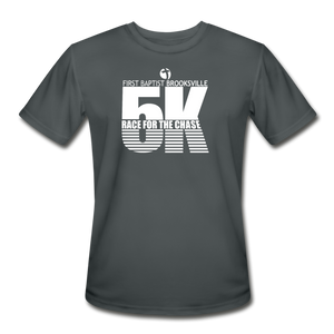 FBC Brooksville Race For The Chase 5K Run -  Moisture Wicking Performance T-Shirt - charcoal