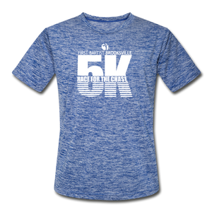 FBC Brooksville Race For The Chase 5K Run -  Moisture Wicking Performance T-Shirt - heather blue